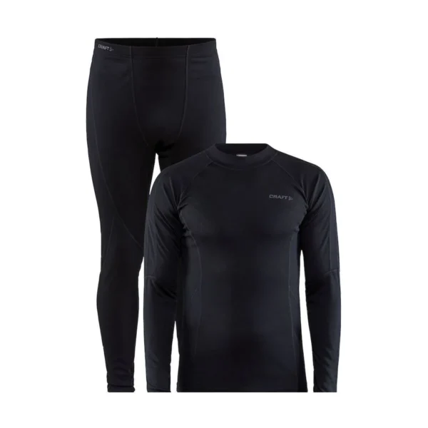 Craft Core Warm Baselayer Set Men Black XXL