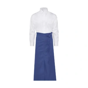 Bistro by JASSZ Berlin Long Bistro Apron with Vent and Pocket Royal ONE SIZE