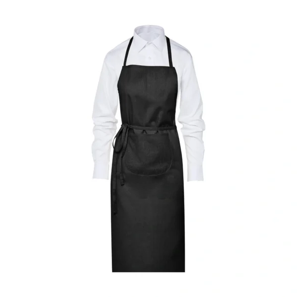 Bistro by JASSZ Budapest Festival Apron with Pocket Black ONE SIZE