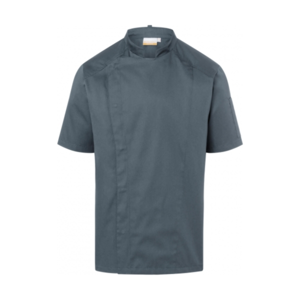 Karlowsky Short-Sleeve Chef Jacket Modern-Look Anthracite 3XL