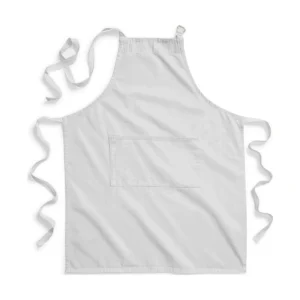 Westford Mill FairTrade Cotton Adult Craft Apron Light Grey ONE SIZE